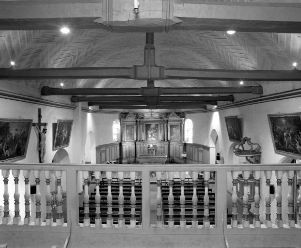 Vue d'ensemble depuis la tribune © Michel Rosso / Région Bourgogne-Franche-Comté, Inventaire du patrimoine - 2002