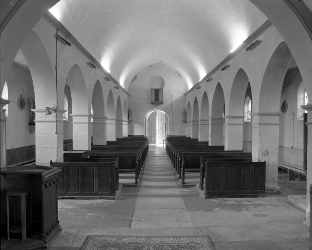 Vue d'ensemble prise du choeur. © Michel Rosso / Région Bourgogne-Franche-Comté, Inventaire du patrimoine - 2002