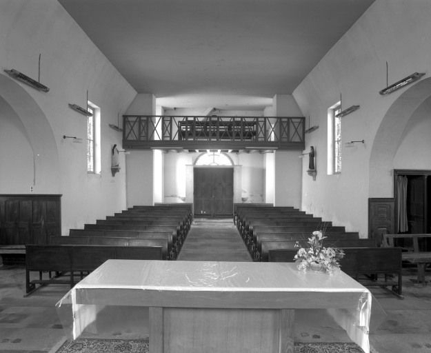 Vue d'ensemble depuis le choeur. © Michel Rosso / Région Bourgogne-Franche-Comté, Inventaire du patrimoine - 2003