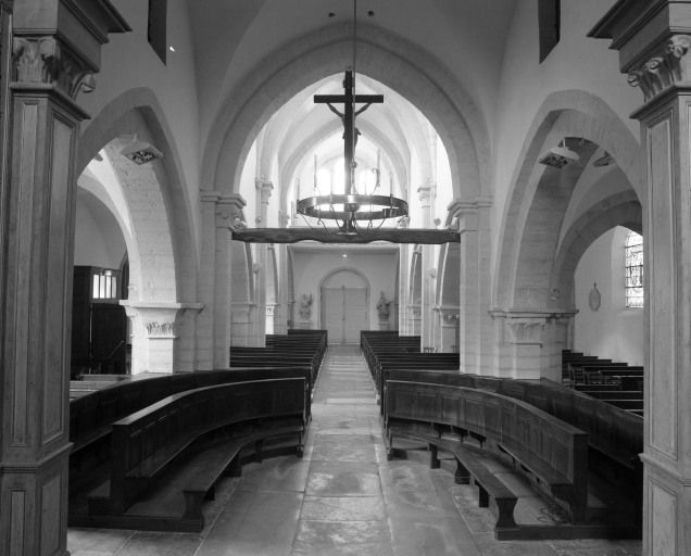 Vue d'ensemble depuis le choeur. © Michel Rosso / Région Bourgogne-Franche-Comté, Inventaire du patrimoine - 2003