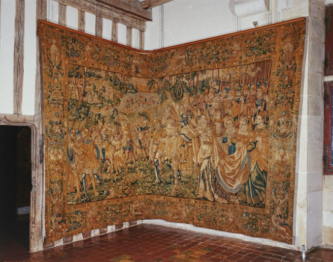  tableau de tapisserie © Michel Rosso / Région Bourgogne-Franche-Comté, Inventaire du patrimoine - 2004