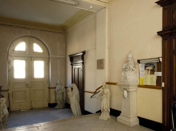 Vestibule de la chapelle. © Michel Thierry / Région Bourgogne-Franche-Comté, Inventaire du patrimoine - 2006