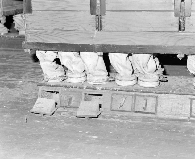 2e étage. Plansichter (Socam, Paris), détail. © Jean-Luc  Duthu (reproduction) / Région Bourgogne-Franche-Comté, Inventaire du patrimoine - 2006