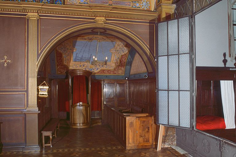 Chapelle latérale droite de la chapelle de la salle des soldats. © Jean-Luc Duthu / Région Bourgogne-Franche-Comté, Inventaire du patrimoine - 2006