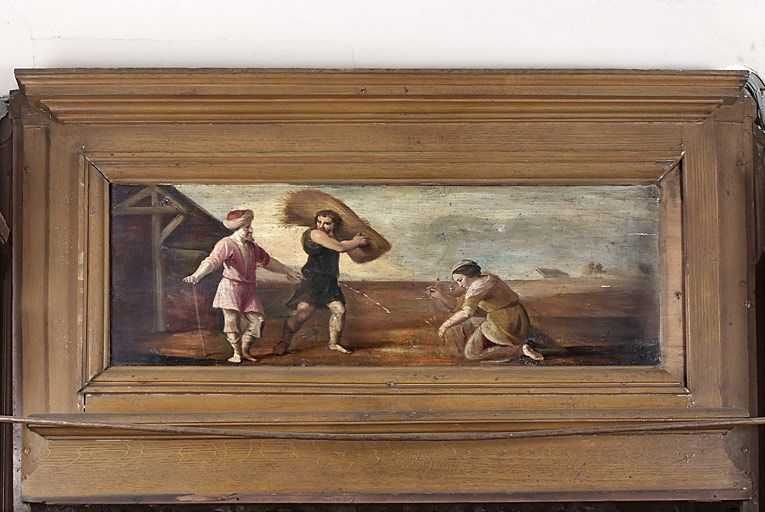 Dessus-de-porte de la salle des archives. © Thierry Kuntz / Région Bourgogne-Franche-Comté, Inventaire du patrimoine - 2008