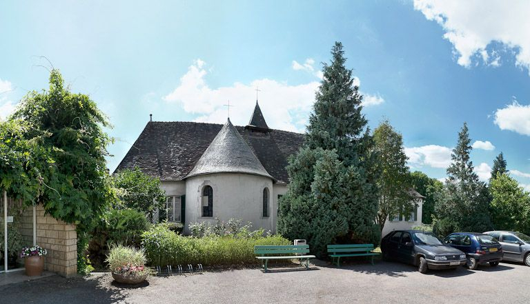 Bâtiment principal : élévation postérieure. © Pierre-Marie Barbe-Richaud / Région Bourgogne-Franche-Comté, Inventaire du patrimoine - 2008