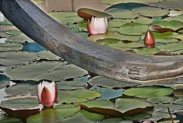 Détail de la signature. © Jean-Luc Duthu / Région Bourgogne-Franche-Comté, Inventaire du patrimoine - 2009
