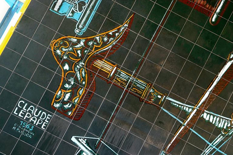 Détail de la signature. © Jean-Luc Duthu / Région Bourgogne-Franche-Comté, Inventaire du patrimoine - 2009