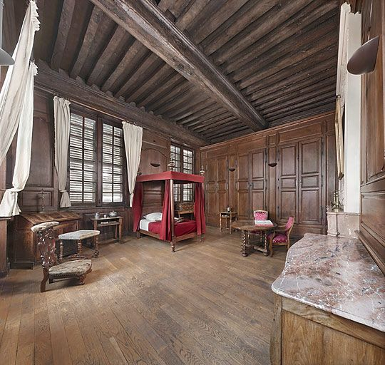 Aile gauche : chambre à l'étage © Thierry Kuntz / Région Bourgogne-Franche-Comté, Inventaire du patrimoine - 2010