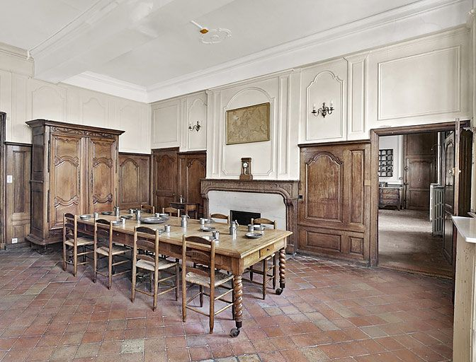 Réfectoire des soeurs. © Thierry Kuntz / Région Bourgogne-Franche-Comté, Inventaire du patrimoine - 2010