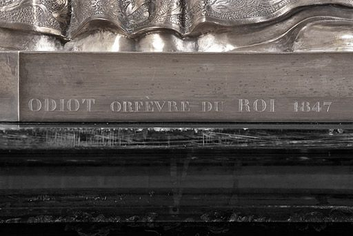 Détail : signature et date. © Pierre-Marie Barbe-Richaud / Région Bourgogne-Franche-Comté, Inventaire du patrimoine - 2010