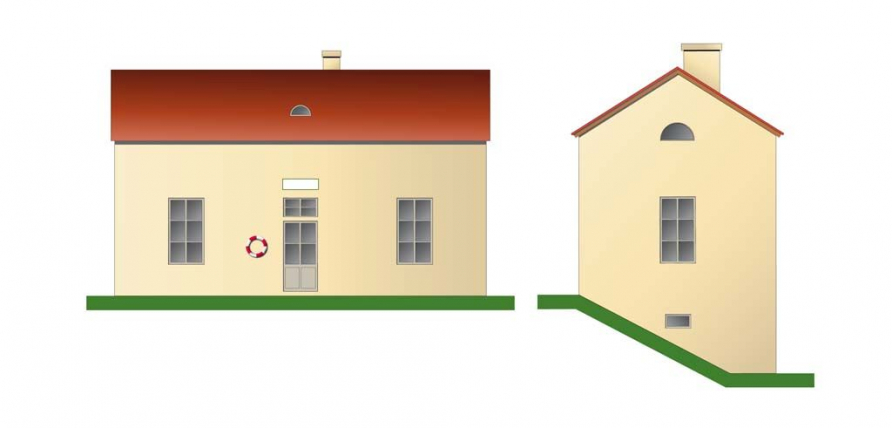 Plan schématique d'une maison éclusière de type Foucherot. © Alain Morelière / Région Bourgogne-Franche-Comté, Inventaire du patrimoine - 2011 Plan schématique d'une maison éclusière de type Foucherot. © Alain Morelière / Région Bourgogne-Franche-Comté, Inventaire du patrimoine - 2011