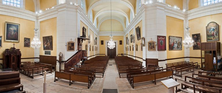 Vue de la nef et du transept. © Pierre-Marie Barbe-Richaud / Région Bourgogne-Franche-Comté, Inventaire du patrimoine - 2011