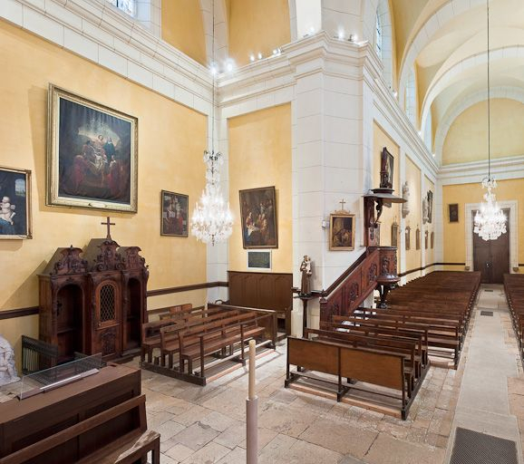 Vue de la nef et du bras droit du transept. © Pierre-Marie Barbe-Richaud / Région Bourgogne-Franche-Comté, Inventaire du patrimoine - 2011