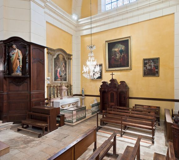 Vue du bras droit du transept. © Pierre-Marie Barbe-Richaud / Région Bourgogne-Franche-Comté, Inventaire du patrimoine - 2011