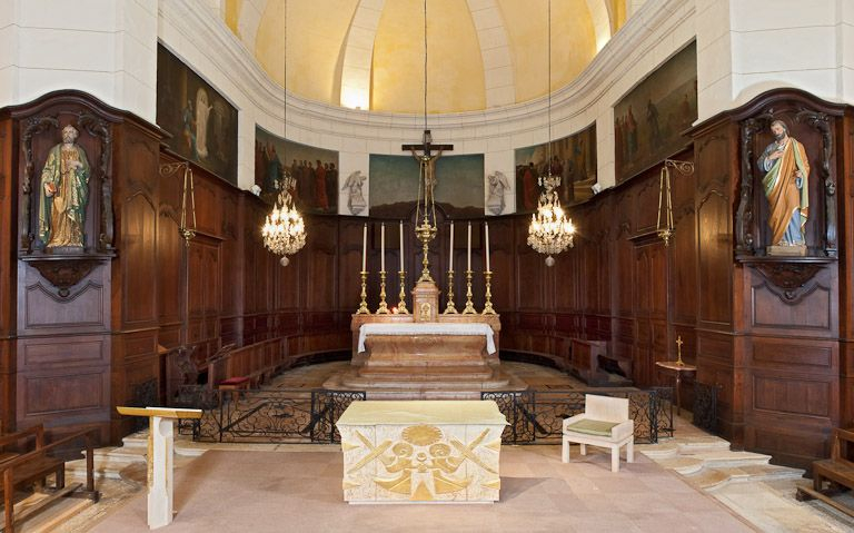 Vue du choeur. © Pierre-Marie Barbe-Richaud / Région Bourgogne-Franche-Comté, Inventaire du patrimoine - 2011