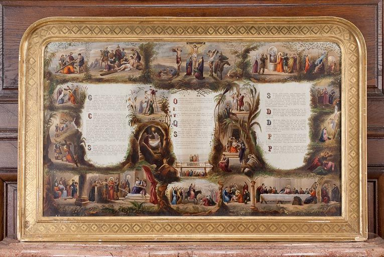 Canons d'autel : canon central. © Pierre-Marie Barbe-Richaud / Région Bourgogne-Franche-Comté, Inventaire du patrimoine - 2011