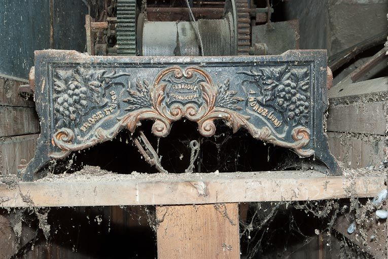 Mécanisme d'horloge : détail. © Pierre-Marie Barbe-Richaud / Région Bourgogne-Franche-Comté, Inventaire du patrimoine - 2011