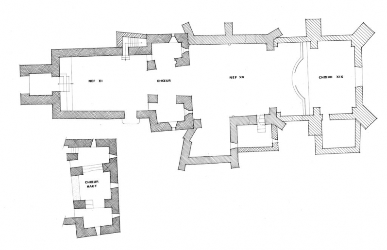 Plan. chronologique © Jean-Michel (ABF de la Côte-d'or) Marouze / Région Bourgogne-Franche-Comté, Inventaire du patrimoine - 2012