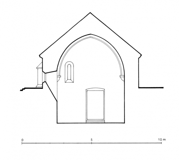 coupe A-B © Elisabeth Réveillon / Région Bourgogne-Franche-Comté, Inventaire du patrimoine - 2012