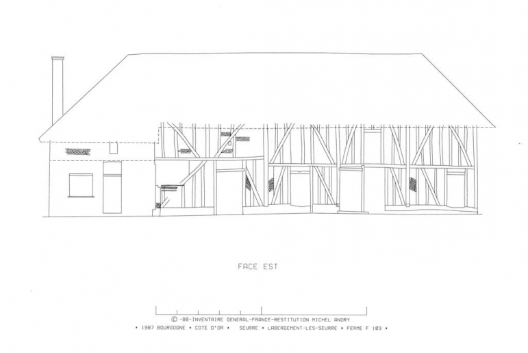 façade est © Alain Morelière, Michel Andry, A.P.A.I.G (Atelier de photogrammétrie architecturale de l'Inventaire général) / Région Bourgogne-Franche-Comté, Inventaire du patrimoine - 2012 façade est © Alain Morelière, Michel Andry, A.P.A.I.G (Atelier de photogrammétrie architecturale de l'Inventaire général) / Région Bourgogne-Franche-Comté, Inventaire du patrimoine - 2012