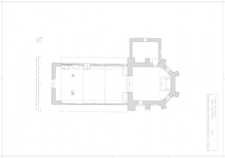 plan © Alain Morelière / Région Bourgogne-Franche-Comté, Inventaire du patrimoine - 2012