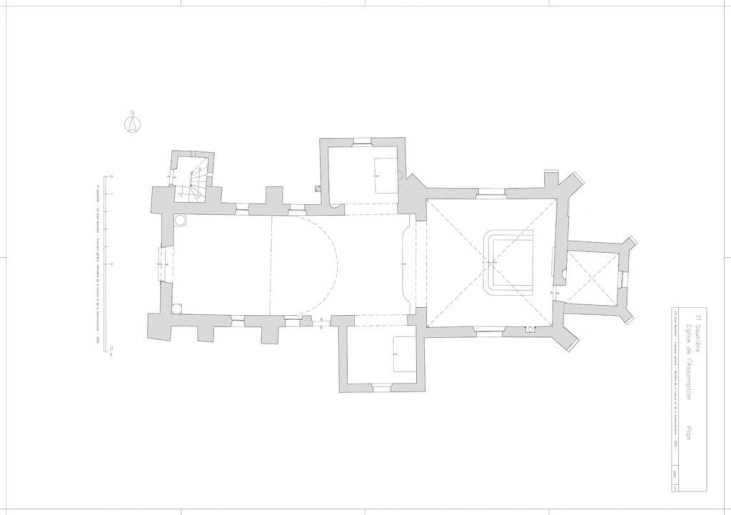 plan © Alain Morelière / Région Bourgogne-Franche-Comté, Inventaire du patrimoine - 2012
