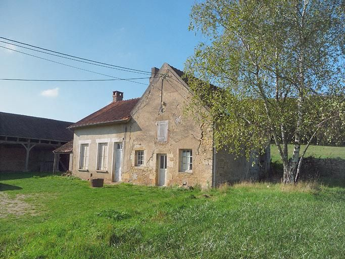 Maison d'habitation de la ferme. © Cécile Lestienne, Virginie Malherbe / Région Bourgogne-Franche-Comté, Inventaire du patrimoine - 2012