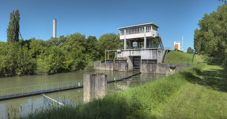 Vue d'ensemble d'aval. © Thierry Kuntz / Région Bourgogne-Franche-Comté, Inventaire du patrimoine - 2013