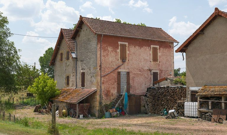 Façades postérieures de la maison éclusière et de la maison pour un garde. © Pierre-Marie Barbe-Richaud / Région Bourgogne-Franche-Comté, Inventaire du patrimoine - 2013