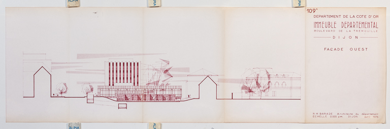 hôtel de région © Pierre-Marie  Barbe-Richaud (reproduction) / Région Bourgogne-Franche-Comté, Inventaire du patrimoine - 2014