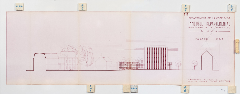 hôtel de région © Pierre-Marie  Barbe-Richaud (reproduction) / Région Bourgogne-Franche-Comté, Inventaire du patrimoine - 2014