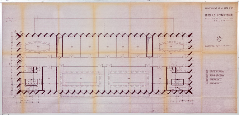 hôtel de région © Pierre-Marie  Barbe-Richaud (reproduction) / Région Bourgogne-Franche-Comté, Inventaire du patrimoine - 2014