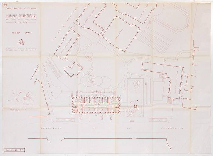 hôtel de région © Pierre-Marie  Barbe-Richaud (reproduction) / Région Bourgogne-Franche-Comté, Inventaire du patrimoine - 2014