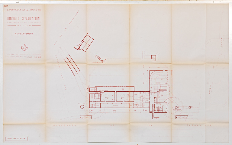 hôtel de région © Pierre-Marie  Barbe-Richaud (reproduction) / Région Bourgogne-Franche-Comté, Inventaire du patrimoine - 2014