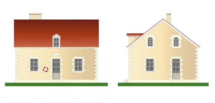Maison d'éclusier sur le canal du Nivernais : il s'agit du type "Bernay". © Alain Morelière / Région Bourgogne-Franche-Comté, Inventaire du patrimoine - 2014