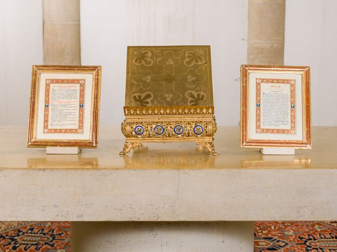 Vue d'ensemble du canon d'autel. © Pierre-Marie Barbe-Richaud / Région Bourgogne-Franche-Comté, Inventaire du patrimoine - 2015