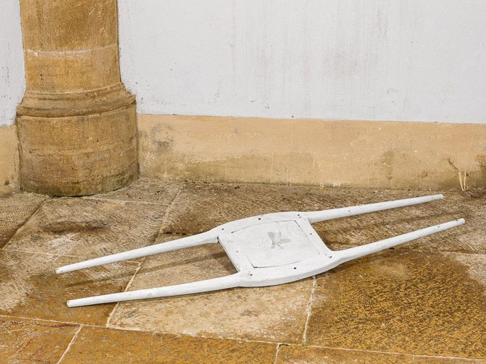 Vue d'ensemble d'un brancard de procession. © Pierre-Marie Barbe-Richaud / Région Bourgogne-Franche-Comté, Inventaire du patrimoine - 2015