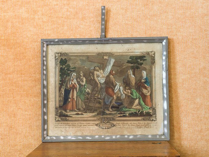 Treizième station : Jésus est descendu de la croix et remis à sa mère. © Pierre-Marie Barbe-Richaud / Région Bourgogne-Franche-Comté, Inventaire du patrimoine - 2015