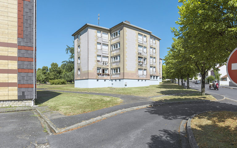 Bâtiment Million-1, façade postérieure sud. © Thierry Kuntz / Région Bourgogne-Franche-Comté, Inventaire du patrimoine - 2015