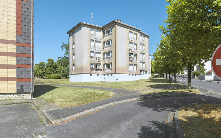 Bâtiment Million-1, façade postérieure sud. © Thierry Kuntz / Région Bourgogne-Franche-Comté, Inventaire du patrimoine - 2015