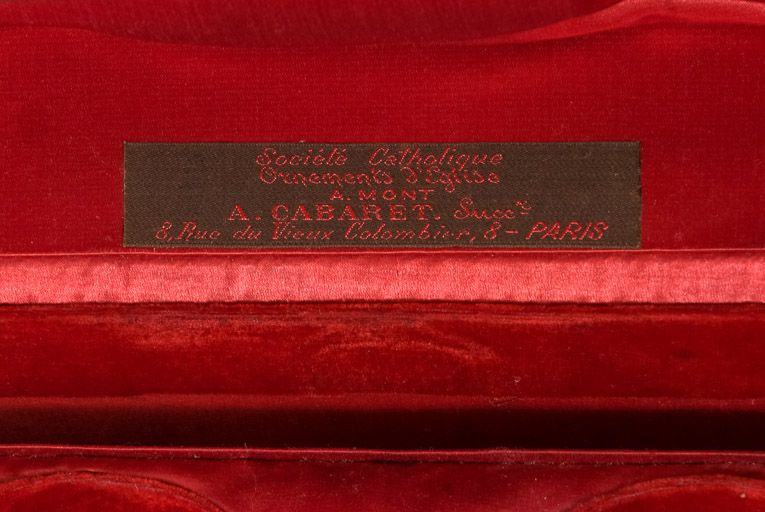 Etiquette de la boîte. © Pierre-Marie Barbe-Richaud / Région Bourgogne-Franche-Comté, Inventaire du patrimoine - 2016