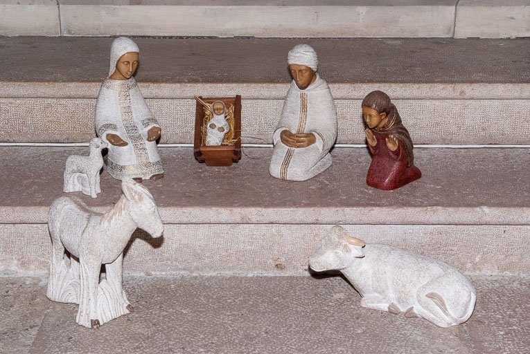 Figures de crèche. © Pierre-Marie Barbe-Richaud / Région Bourgogne-Franche-Comté, Inventaire du patrimoine - 2016