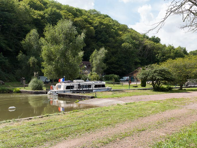 Vue du site d'écluse. © Pierre-Marie Barbe-Richaud / Région Bourgogne-Franche-Comté, Inventaire du patrimoine - 2017