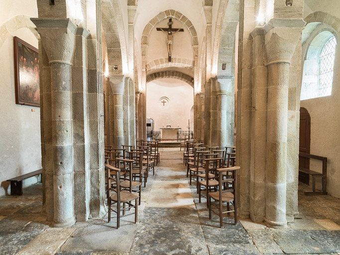 Vue depuis l'entrée. © Pierre-Marie Barbe-Richaud / Région Bourgogne-Franche-Comté, Inventaire du patrimoine - 2017