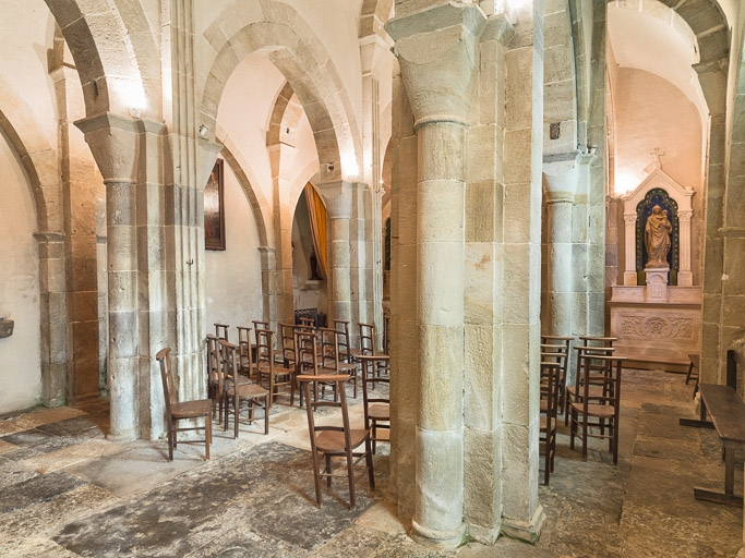 Vue de trois quarts depuis le bas-côté sud. © Pierre-Marie Barbe-Richaud / Région Bourgogne-Franche-Comté, Inventaire du patrimoine - 2017