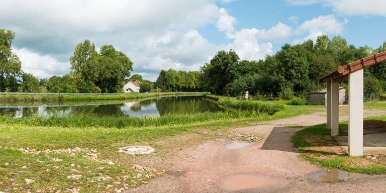 Vue du site. © Pierre-Marie Barbe-Richaud / Région Bourgogne-Franche-Comté, Inventaire du patrimoine - 2017
