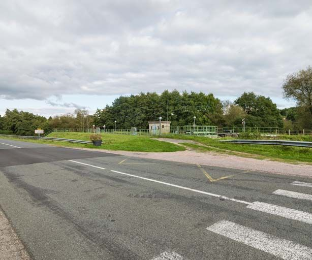 Vue d'ensemble du site d'écluse. © Pierre-Marie Barbe-Richaud / Région Bourgogne-Franche-Comté, Inventaire du patrimoine - 2017