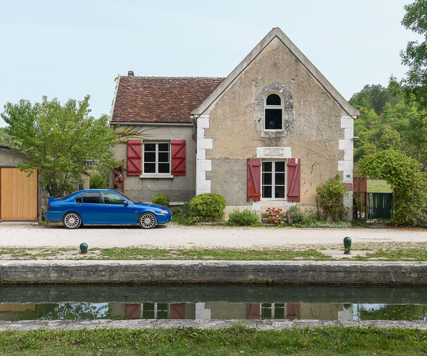 Vue de la maison éclusière. © Pierre-Marie Barbe-Richaud / Région Bourgogne-Franche-Comté, Inventaire du patrimoine - 2017
