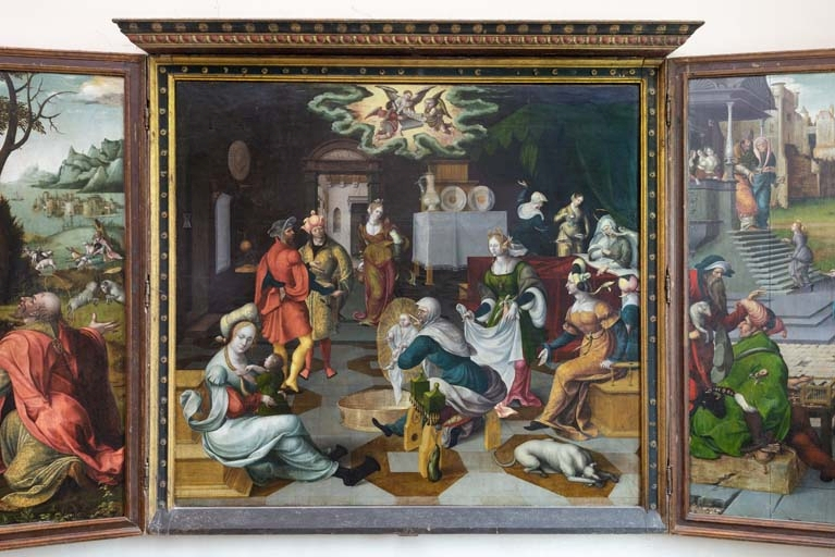 Panneau central : vue d'ensemble. © Pierre-Marie Barbe-Richaud / Région Bourgogne-Franche-Comté, Inventaire du patrimoine - 2018